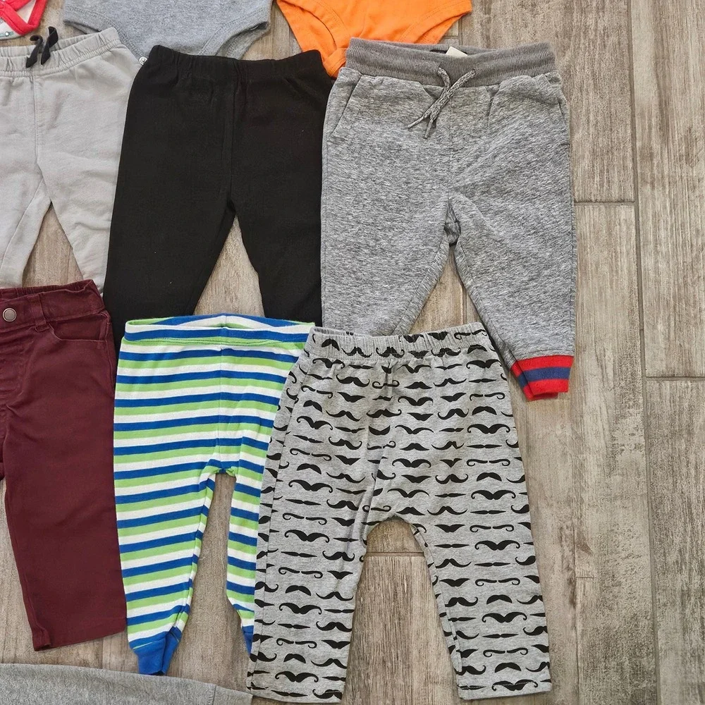 Baby Boy Clothing‎ Lot of 25 Size 6-9M Holiday Christmas Halloween Pants L/S